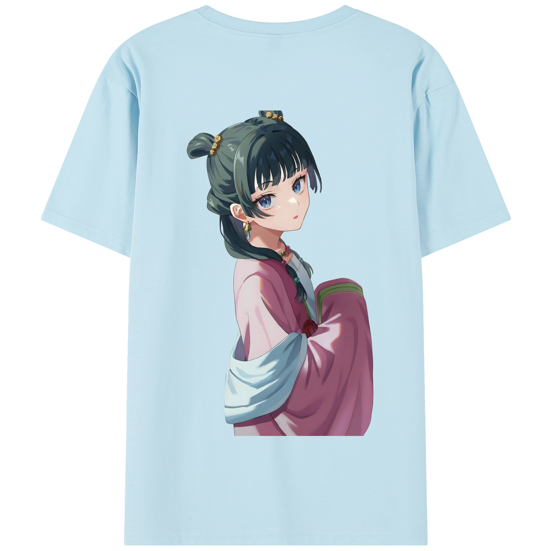 （画像用） 薬屋のひとりごと The Apothecary Diaries 綿100％半袖Tシャツ（背面プリント）